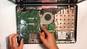 Asus R540L разборка для чистки