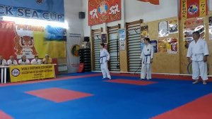 Аттестация по каратэ на коричневые и черные пояса. Кихон на 3 Кю Экзамен 26.06.2016