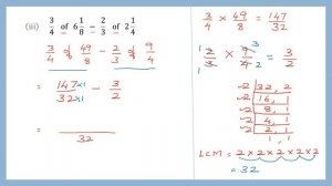 FRACTIONS CLASS 6 SELINA MATHS -  EX 7( D) Questions  4 and 5