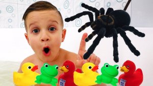 Spider Attacks kids! Are you sleeping song nursery rhymes for children Learn Colors with baby songs