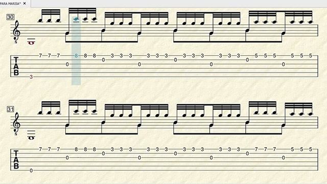Sebastião Tapajós - CANÇÃO PARA MARISA - Partitura y Tablatura Tabs