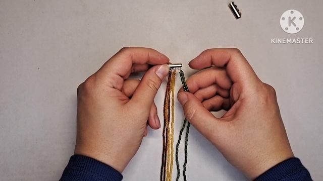 Браслет-косичка из бисера. Бисероплетение для начинающих