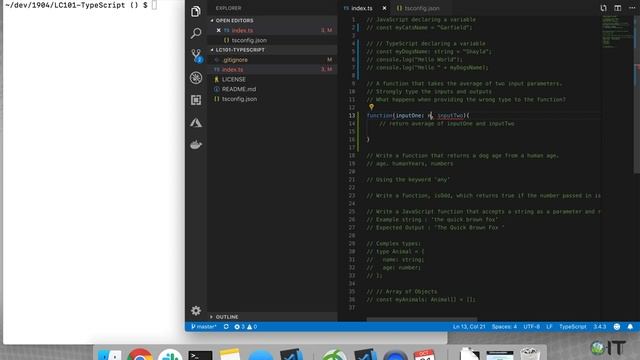 LC101 TypeScript