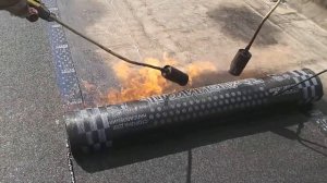 пайка мягкой кровли в 2 горелки !!!