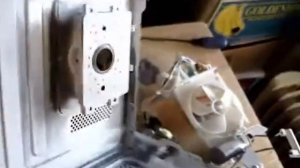 как полностью разобрать СВЧ печь LG MS-1724W