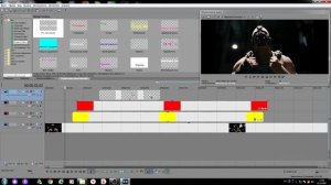 Анимация: полоска с текстом. Sony Vegas pro