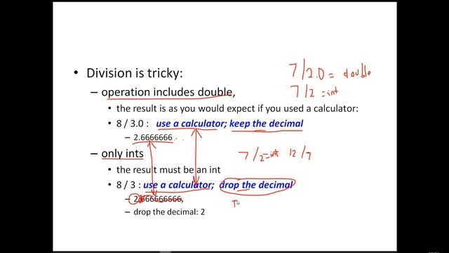 division and modulus in Java смотреть онлайн