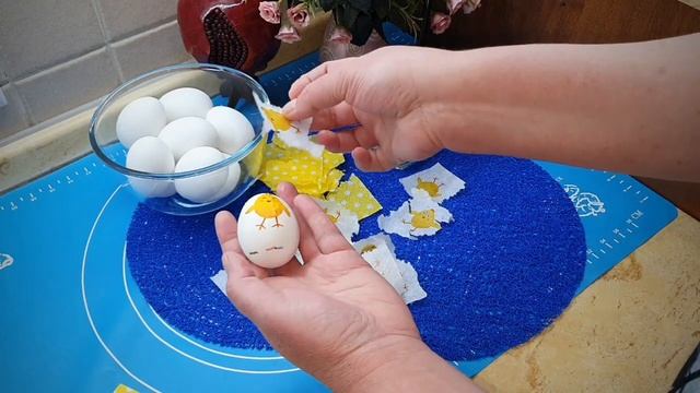 Декупаж пасхальных яиц смотреть онлайн