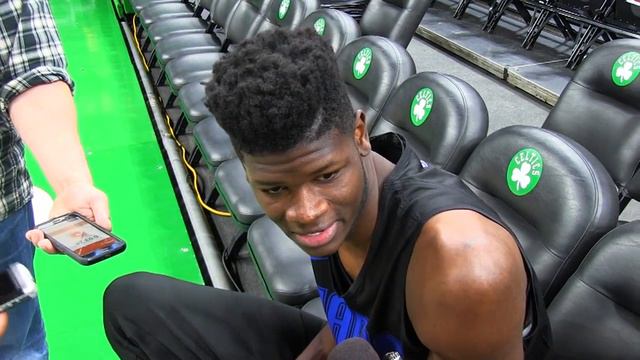Mohamed Bamba spoke to the media prior to the Magic's game against the Celtics. смотреть онлайн