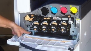 How to replace the waste cartridge on your Xerox machine: Xerox® VersaLink C7020/C7025/C7030