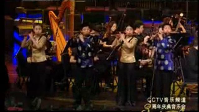 Chinese bamboo flute music：牧民新歌 New Melody For The Herdsmen смотреть онлайн