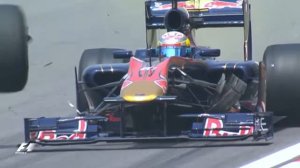 Sebastien Buemi's Wheels Come Off   2010 Chinese Grand Prix 2