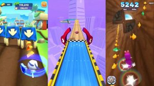 Talking Tom Gold Run 2 vs Going Balls vs Super Penguins (iOS Android Gameplay #862)