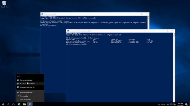 Docker Error - Error During Connect Docker Engine Access Is Denied
