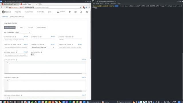 Ansible Tower tower cli make a setting change смотреть онлайн