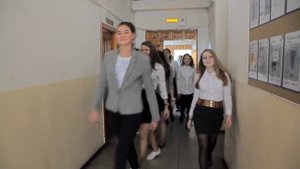 Посвящение в старшеклассники. Визитка 10-б
