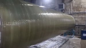 Производство емкости из стеклопластика V 10м3 (1500х5700мм)