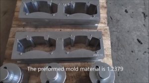 Brake pad preform mold and flat plate hot pressing mold