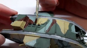 Mark 1 "female" 1/72 от Master box. Сборка. ФИНАЛ.//Mark 1 "female" - tank model 1/72. Build. FINAL