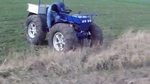 Вездеход "Синий Кабан" на базе мотобока Нева