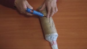 Декор бутылки шпагатом и кофе своими руками / Diy glass bottle crafts