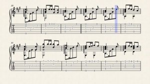 The Brunette Melody – A. Lopes (fl.1917) - Tablature