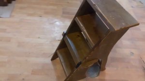 БОМБА!!!  Мега трансформер  стул+лестница из массива дерева