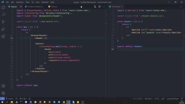 Курс React / Redux-практика. #10. Базовый роутинг с React-router. Стилизация приложения