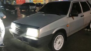 бернаут На переднем приводе ваз 99