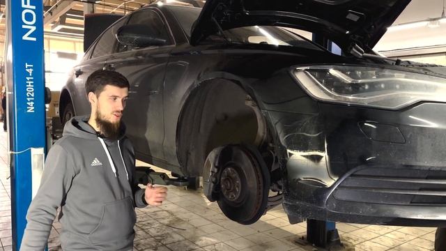 Процесс и лайфхаки СБОРКИ пневмостойки Audi A6 C7