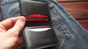 кошелек Столица ручной работы из натуральной кожи