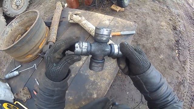 Урал лесовоз Замена крестовины заднего кардана смотреть онлайн