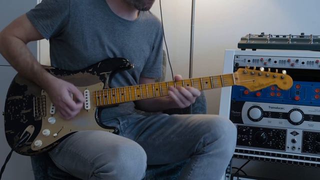 Fender FAT 50s Pickups HI GAIN - John Cruz Stratocaster - Kemper смотреть онлайн