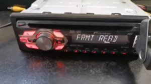 Pioneer DEH-1400UB и усилитель.