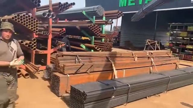 Погрузка металлопроката со склада робметаллсталь часть 6