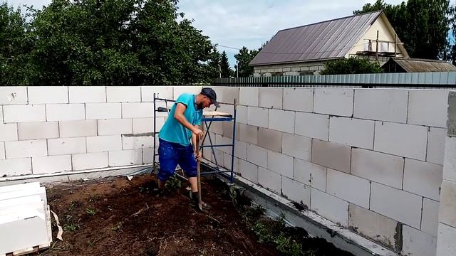 Выравнивание газоблока