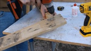 cavalletti con vecchi pallet fai da te (homemade sawhorse with pallets)