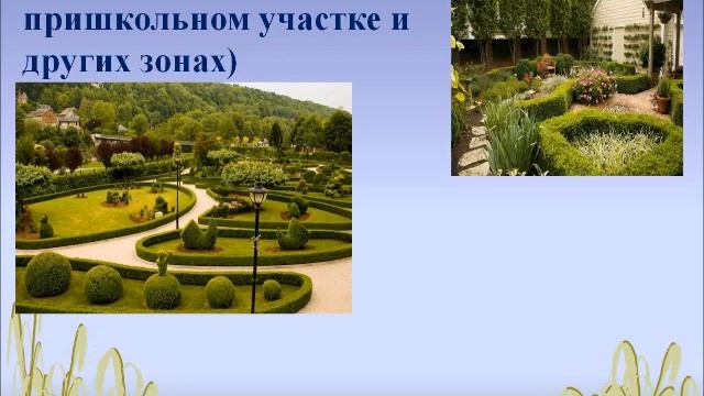 урок 2- 9 кл.  Элементы ландшафта в интерьере и экстерьере