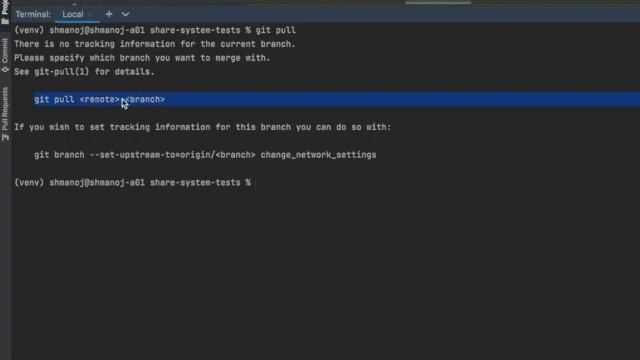 git pull | There is no tracking information for the current branch [SOLVED]