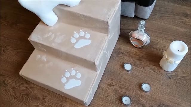 Лесенки и ступеньки светло-коричневого цвета для маленьких собачек в интернет магазине 4pett.ru. смотреть онлайн