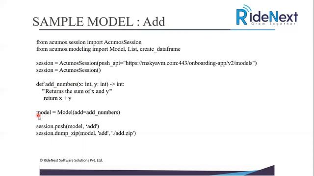 Acumos Demo смотреть онлайн