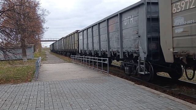 Манëвры Тепловоза ЧМЭ3Т-6655 На Станции Металлист смотреть онлайн