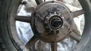 Ремонт звёздочки заднего колеса электровелосипеда.