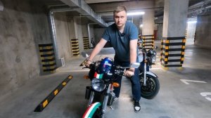 Как развернуть мотоцикл на месте?