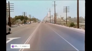 California 1950s, San Fernando in color [60fps, Remastered] w/added sound