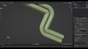 Создание труб при помощи кривых в Blender 3D