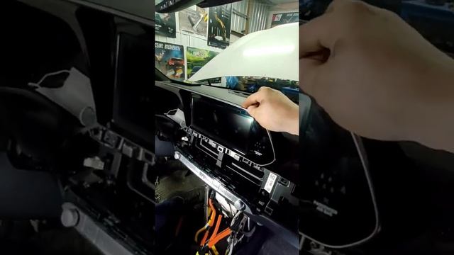 снятие торпеды Hyundai Polisade.