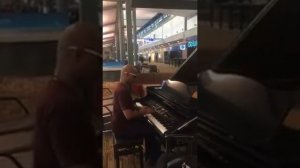 Music for Meditation by Yogisri Gaganananda in Edmonton Airport, Canada