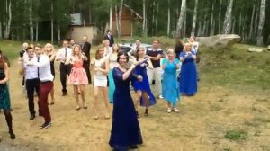 Танец поздравление в русском стиле  mp4