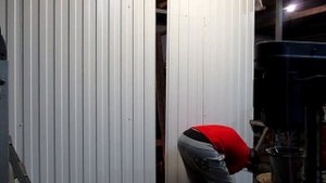 как обшить мастерскую профлистом